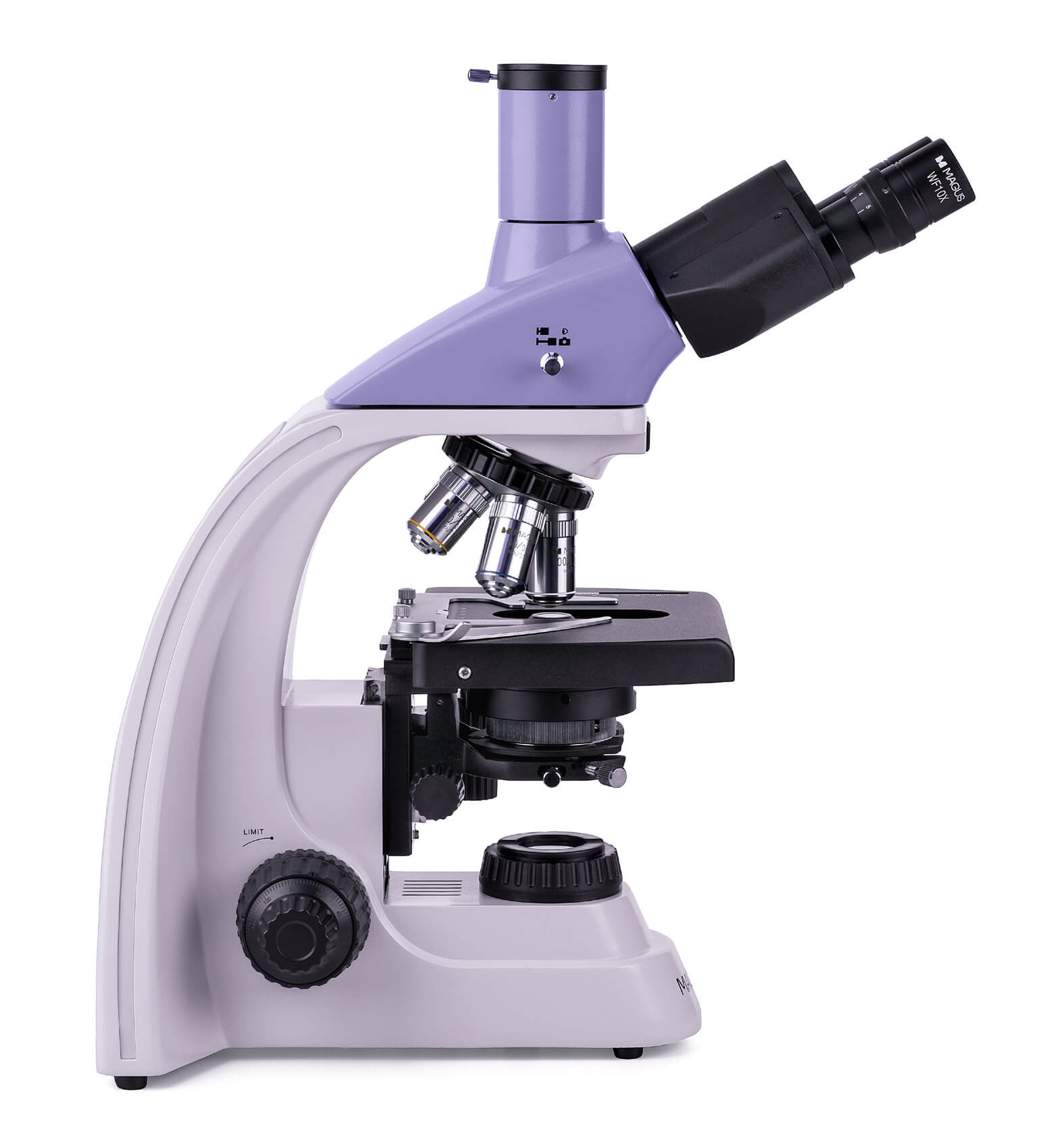 Trinokulárny, biologický mikroskop MAGUS Bio 230T pracovný stolík